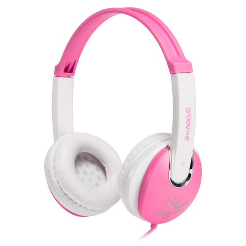 Groov-e Kidz DJ Style Headphone - Pink/White