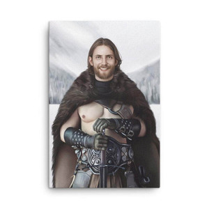 'Turn Me Viking' Customizable Portrait Canvas Ancient Treasures Ancientreasures Viking Odin Thor Mjolnir Celtic Ancient Egypt Norse Norse Mythology 'Turn Me Viking' Customizable Portrait Canvas Ancient Treasures Ancientreasures Viking Odin Thor Mjolnir Celtic Ancient Egypt Norse Norse Mythology