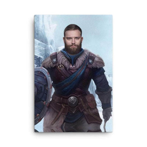 'Turn Me Viking' Warrior Customizable Portrait Canvas Ancient Treasures Ancientreasures Viking Odin Thor Mjolnir Celtic Ancient Egypt Norse Norse Mythology 'Turn Me Viking' Warrior Customizable Portrait Canvas Ancient Treasures Ancientreasures Viking Odin Thor Mjolnir Celtic Ancient Egypt Norse Norse Mythology