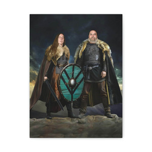 Canvas 18″ x 24″ (Vertical) / 1.25" 'Turn Us to Viking Couple' Customizable Portrait Canvas - Order #136782ant Ancient Treasures Ancientreasures Viking Odin Thor Mjolnir Celtic Ancient Egypt Norse Norse Mythology Canvas 18″ x 24″ (Vertical) / 1.25" 'Turn Us to Viking Couple' Customizable Portrait Canvas - Order #136782ant Ancient Treasures Ancientreasures Viking Odin Thor Mjolnir Celtic Ancient Egypt Norse Norse Mythology