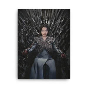 The Queen in the North Customizable Portrait Canvas
