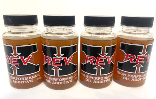 4 Pack RevX Oil Additive 4 Ounce Bottle