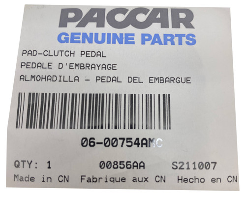 Peterbilt 06-00754AMC Clutch Pedal Pad