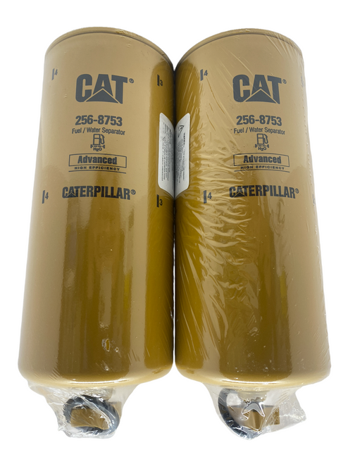2 Pack of CAT Filter 256-8753 Fuel-Water Separator 