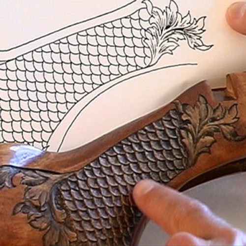 Fish Scale Wood Engraving Training Video