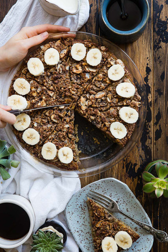 Banana and Pecan Cake