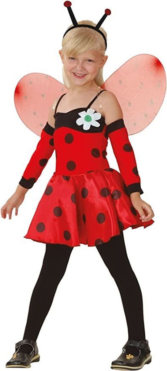 Ladybug Costume Girls Kids Ladybird Fairy Halloween Party Stage