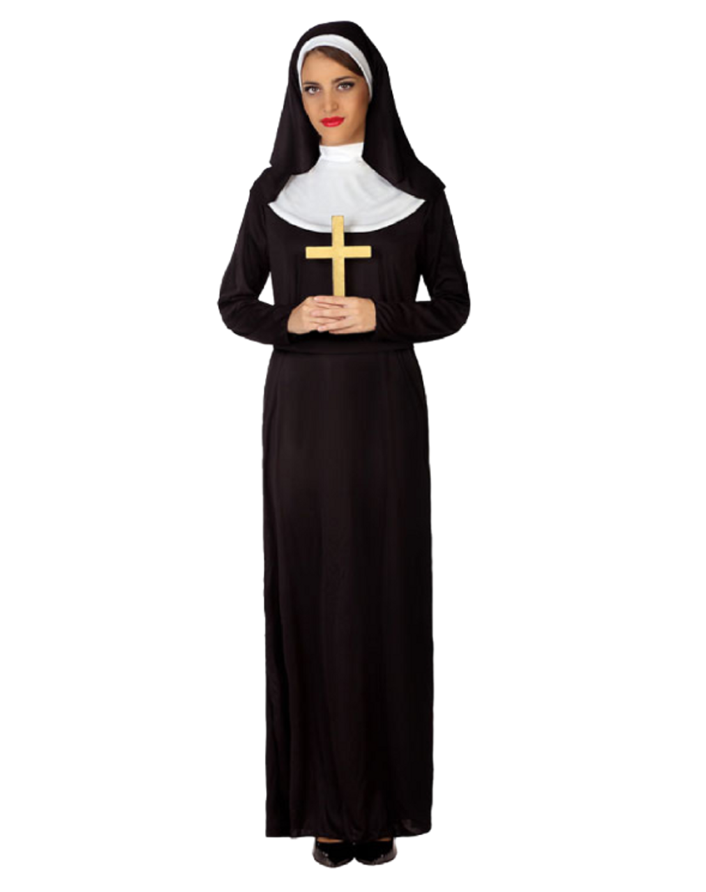 Fever Nun Sister of Mercy Ladies Lingerie Fancy Dress Costume