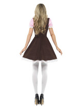 Tavern Girl Costume, Brown - Short Dress