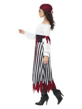 Pirate Lady Costume, Black & White