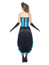 Burlesque Dancer Costume, Blue