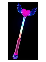 Heart Wand with Wings, Pink