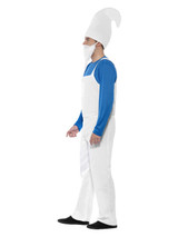 Garden Gnome Costume, Male, Blue & White
