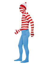 Where's Wally? Second Skin Costume, Red & White