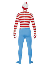 Where's Wally? Second Skin Costume, Red & White