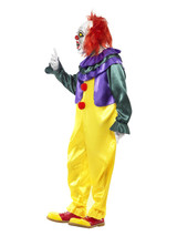 Classic Horror Clown Costume, Multi-Coloured