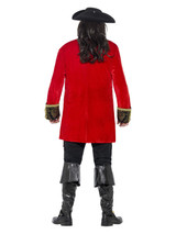 Curves Pirate Captain Costume, Red