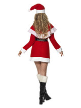 Miss Santa Fleece Costume, Red