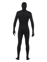 Skeleton Second Skin Costume, Black
