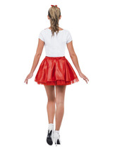 Sandy Cheerleader Costume, Red & White