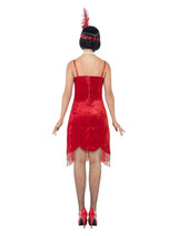 Flapper Shimmy Costume, Red