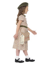 Evacuee Girl Costume, Patterned