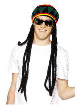 Rasta Beret, Black & Yellow