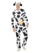Cow Costume, Black & White with Jumpsuit