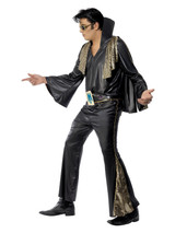 Elvis Costume, Black & Gold