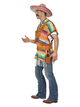 Tequila Shooter Guy Costume, Orange & Green