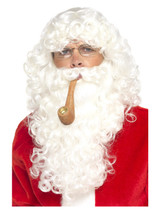 Santa Dress Up Kit, White with Glasses