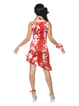 Hawaiian Beauty Costume, Red