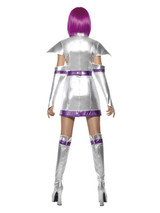 Fever Space Cadet Costume, Silver Metallic