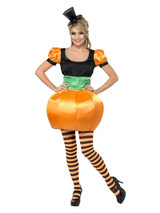 Pumpkin Costume, Orange with Skirt