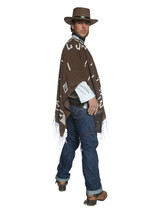 Authentic Western Wandering Gunman Costume, Brown