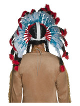 Native American Inspired Headdress, Blue