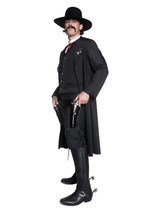 Deluxe Authentic Western Sheriff Costume, Black