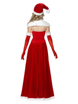 Luxury Miss Santa Costume, Red