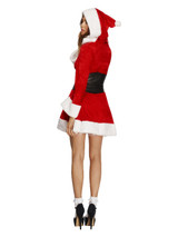 Fever Hooded Santa Costume, Red