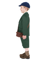 World War II Evacuee Boy Costume, Green
