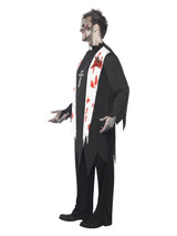 Zombie Priest Costume, Black