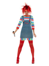 Chucky Ladies Costume, Blue