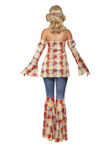 Vintage Hippy 70s Costume, Multi-Coloured