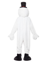 Snowman Mascot Costume, White