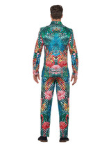 Hawaiian Tropical Flamingo Suit, Multi-Coloured