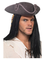 Tricorn Pirate Captain Hat