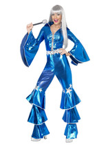 70s Dancing Dream Costume, Blue