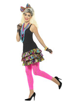 80s Party Girl Kit, Multi-Coloured