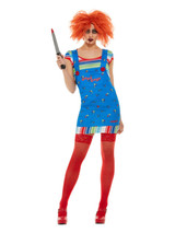 Chucky Costume, Blue, Short