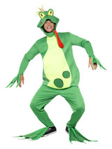 Frog Prince Costume, Top with Attached Gloves, Gre